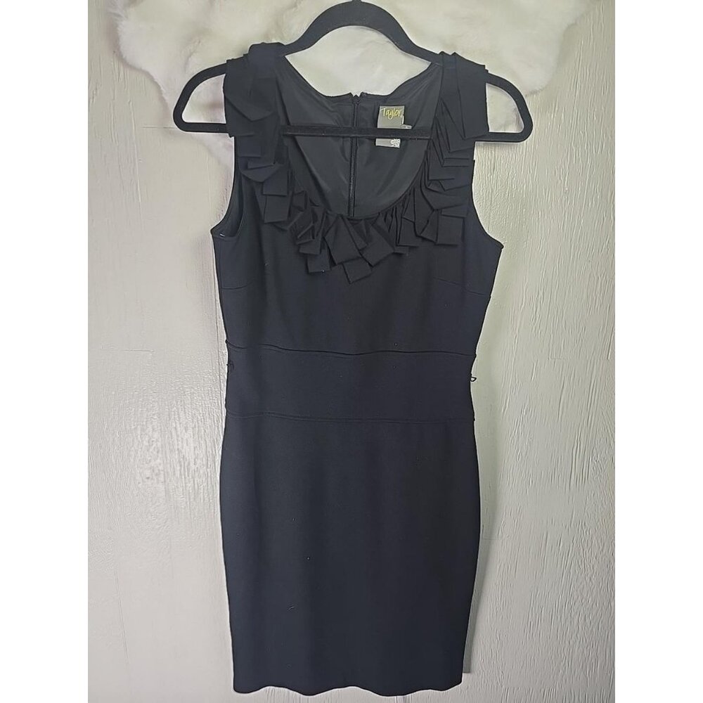 Taylor Black Sheath Dress